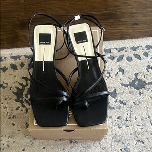 Dolce Vita Baylor Black Strappy Heels